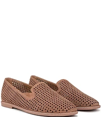 Vionic Willa 2.0 Perforated Suede Slip On Loafers