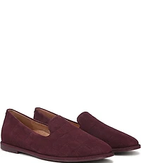 Vionic Willa 2.0 Croco Embossed Suede Slip On Loafers