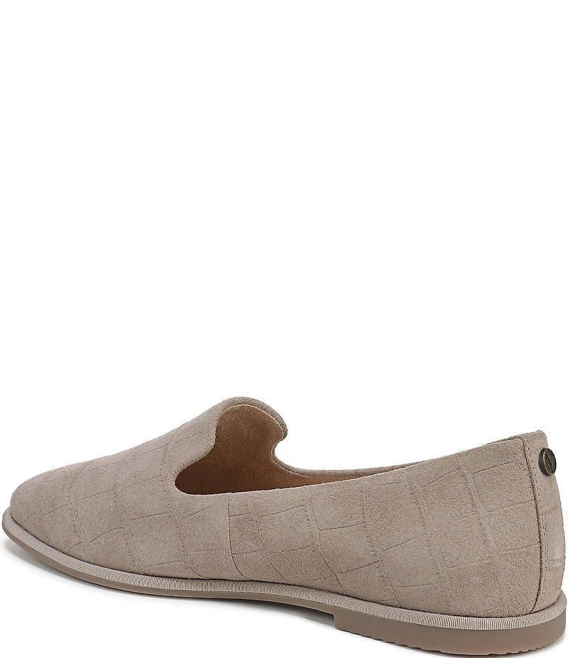 Vionic Willa 2.0 Croco Embossed Suede Slip On Loafers