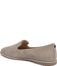 Vionic Willa 2.0 Croco Embossed Suede Slip On Loafers