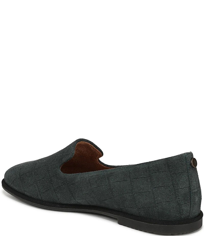 Vionic Willa 2.0 Croco Embossed Suede Slip On Loafers