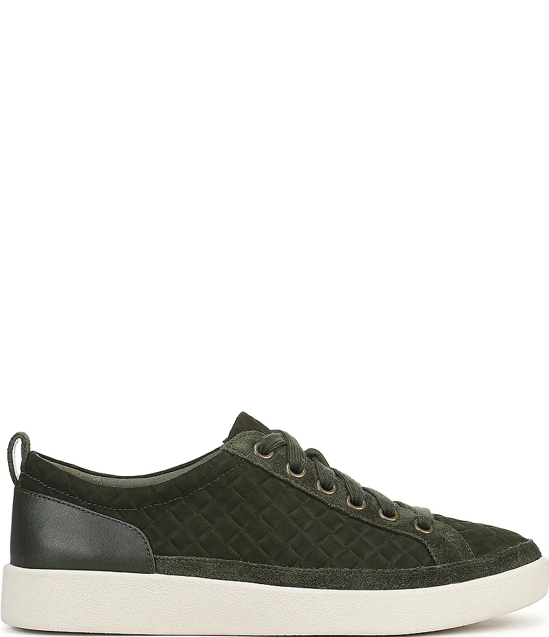 Vionic Winny Embossed Nubuck Lace Up Sneakers