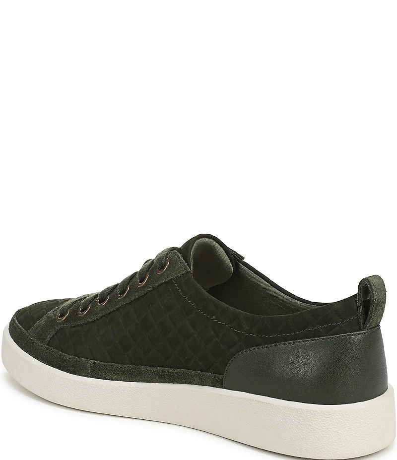 Vionic Winny Embossed Nubuck Lace Up Sneakers