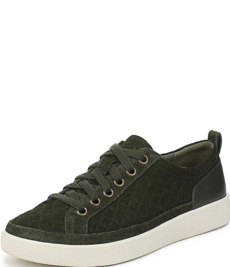 Vionic Winny Embossed Nubuck Lace Up Sneakers