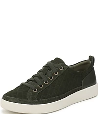Vionic Winny Embossed Nubuck Lace Up Sneakers
