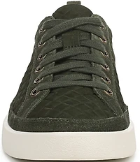 Vionic Winny Embossed Nubuck Lace Up Sneakers