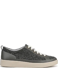 Vionic Winny Flannel Herringbone Pattern Lace Up Sneakers