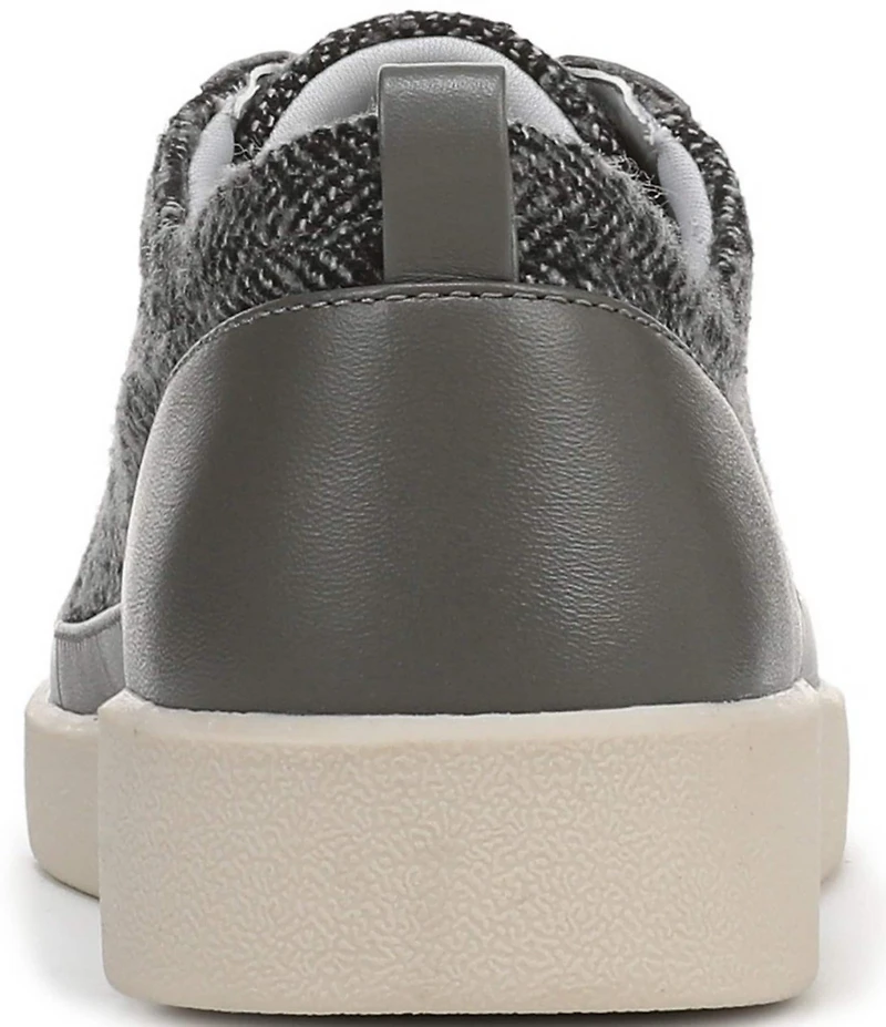 Vionic Winny Flannel Herringbone Pattern Lace Up Sneakers