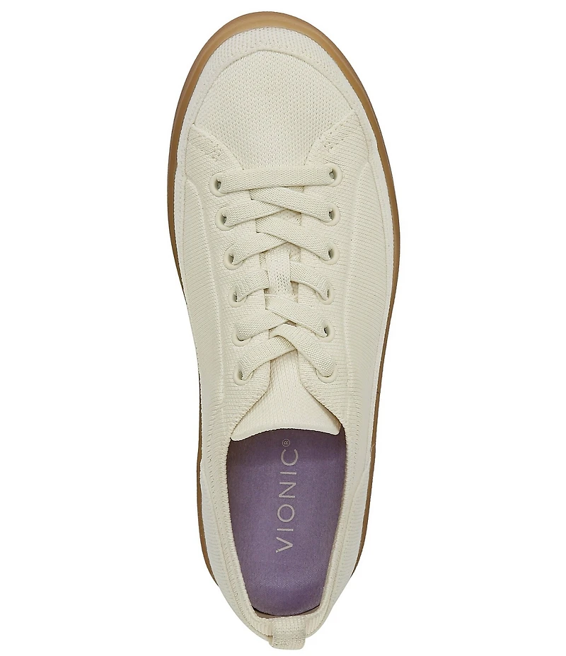 Vionic Winny Knit Gum Sole Lace-Up Sneakers