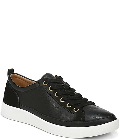 Vionic Winny Leather Lace-Up Sneakers