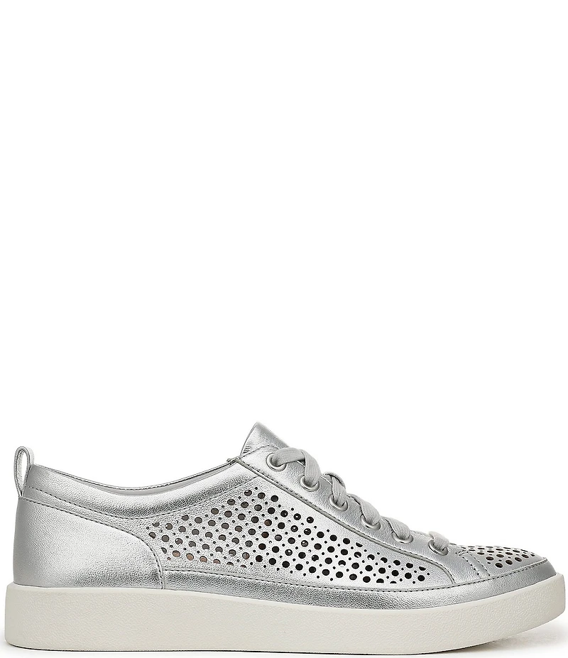 Vionic Winny Perforated Leather Lace-Up Sneakers