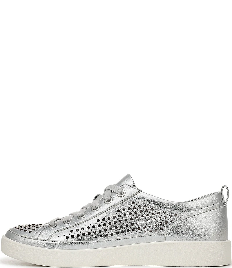 Vionic Winny Perforated Leather Lace-Up Sneakers