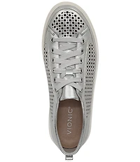 Vionic Winny Perforated Leather Lace-Up Sneakers