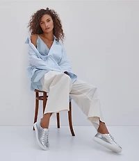 Vionic Winny Perforated Leather Lace-Up Sneakers