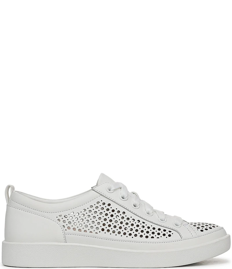 Vionic Winny Perforated Leather Lace-Up Sneakers