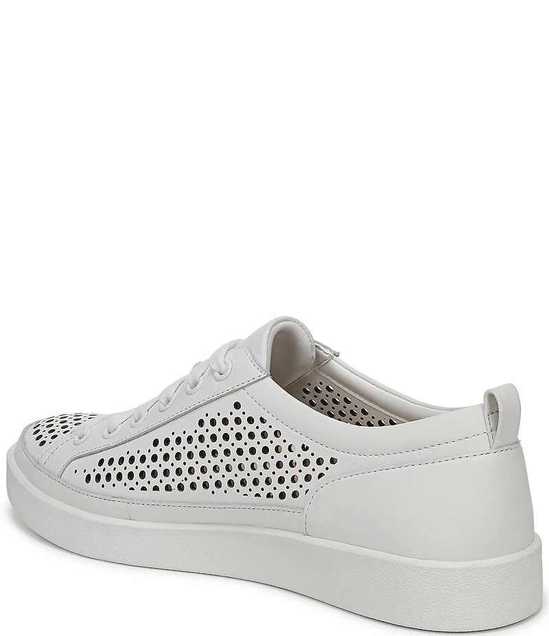 Vionic Winny Perforated Leather Lace-Up Sneakers