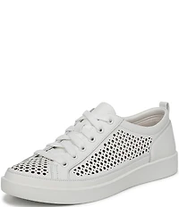Vionic Winny Perforated Leather Lace-Up Sneakers
