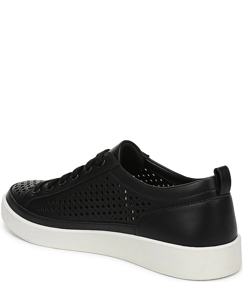 Vionic Winny Perforated Leather Lace-Up Sneakers