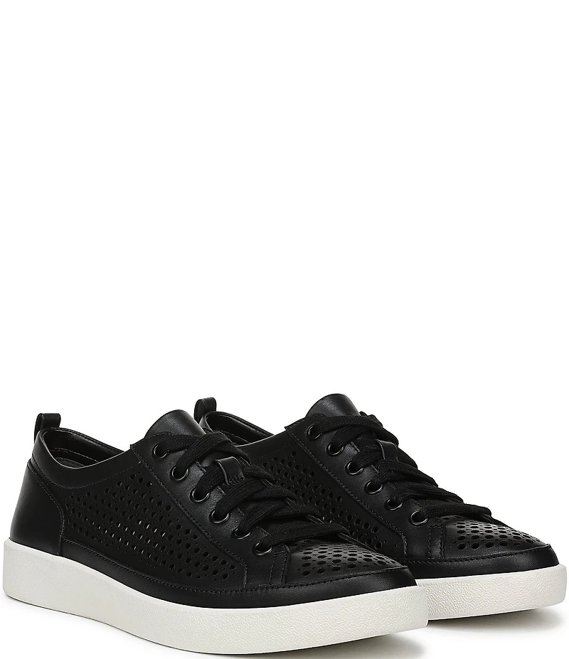 Vionic Winny Perforated Leather Lace-Up Sneakers