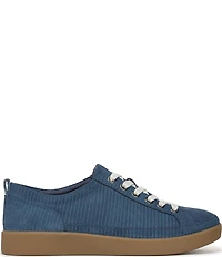 Vionic Winny Textured Suede Gum Sole Lace Up Sneakers