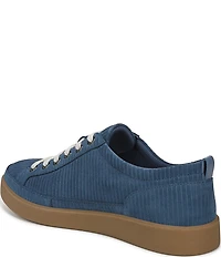 Vionic Winny Textured Suede Gum Sole Lace Up Sneakers