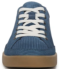 Vionic Winny Textured Suede Gum Sole Lace Up Sneakers