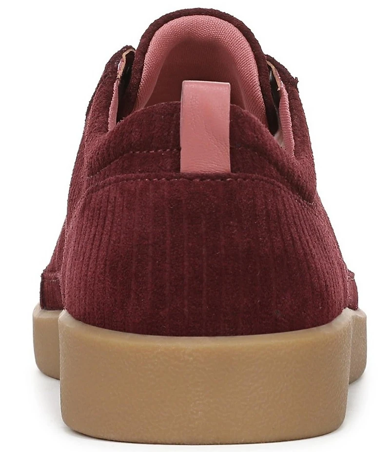 Vionic Winny Textured Suede Gum Sole Lace Up Sneakers