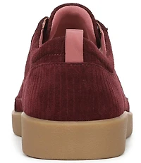 Vionic Winny Textured Suede Gum Sole Lace Up Sneakers