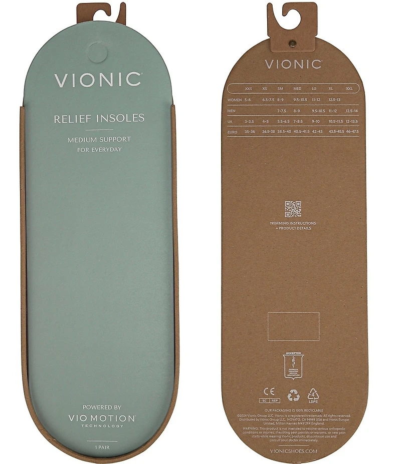 Vionic Women's Relief Full Insoles