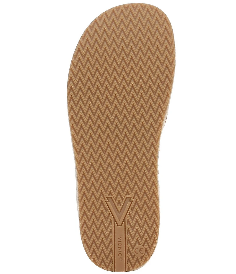 Vionic Yucca Suede Ankle Wrap Platform Espadrille Sandals