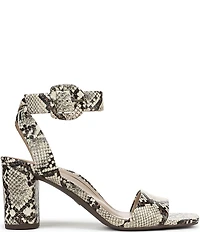Vionic Zinfandel Embossed Snake Leather Dress Sandals