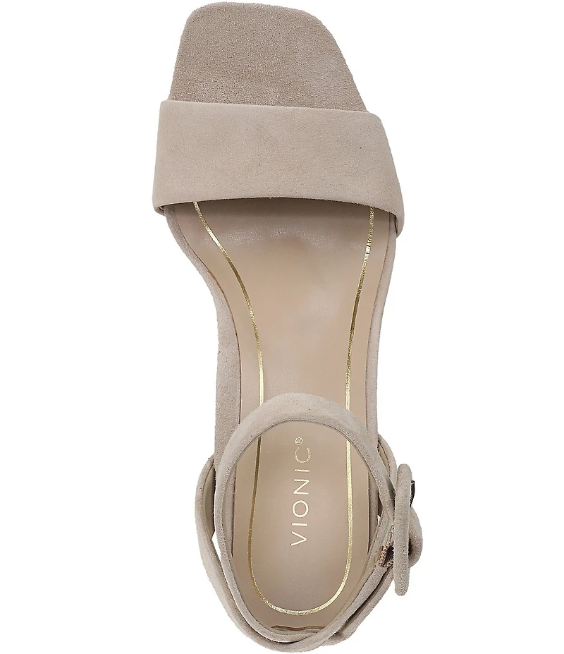 Vionic Zinfandel Suede Dress Sandals