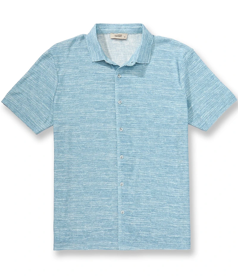 Visconti Melange Short Sleeve Woven Shirt