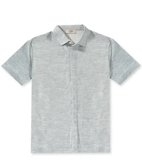 Visconti Melange Short Sleeve Woven Shirt