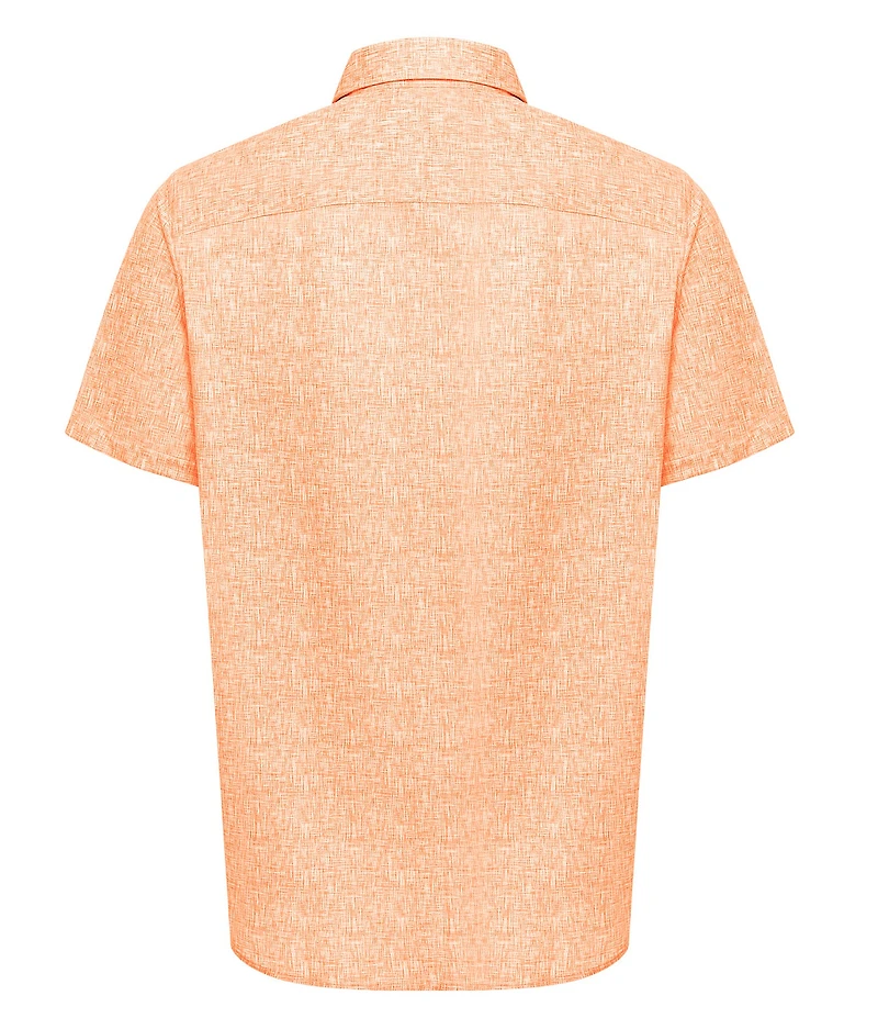 Visconti Textured Stretch Short Sleeve Woven Shirt