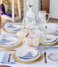 Viva by Vietri Baroque Glass Dinner Plate