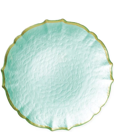 Viva by VIETRI Pastel Glass Service Charger Plate