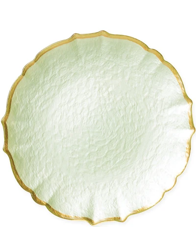 Viva by VIETRI Pastel Glass Service Charger Plate
