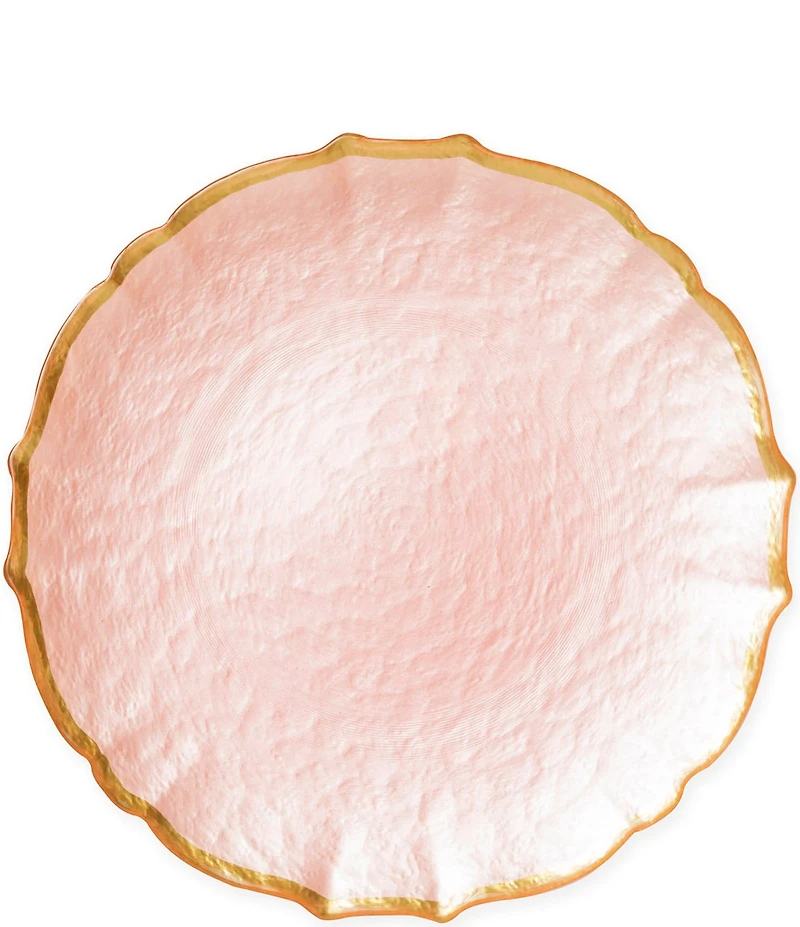 Viva by VIETRI Pastel Glass Service Charger Plate