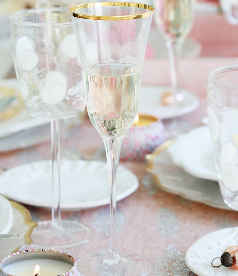 Viva by VIETRI Pastel Glass Service Charger Plate