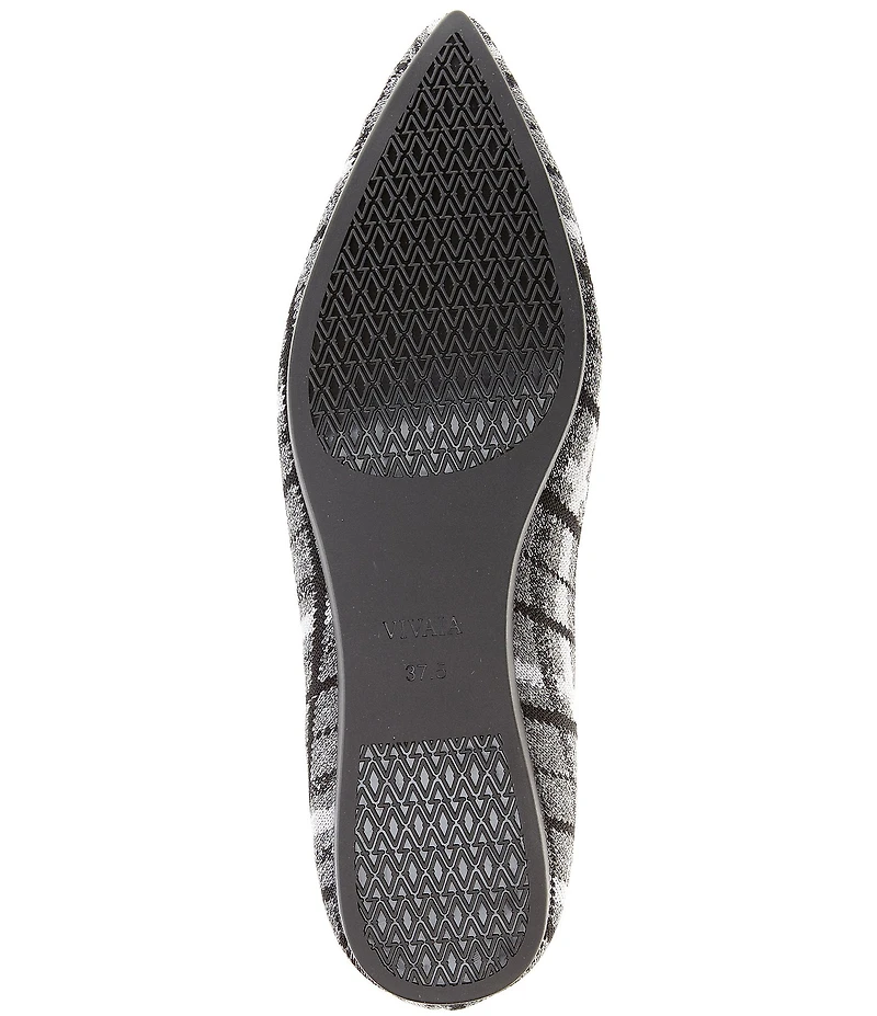 VIVAIA Aria 5.0 Plaid Stretch Knit Point Toe Flats