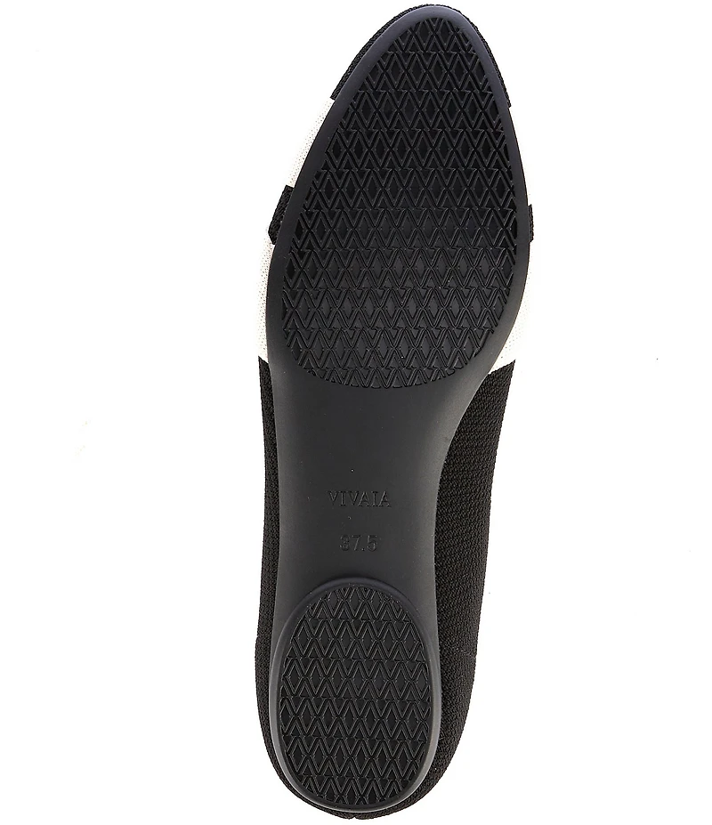 VIVAIA Bibi Stretch Knit Knotted Ballet Flats