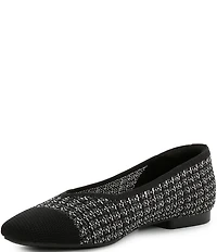 VIVAIA Margot 2.0 Stretch Knit Plaid Flats