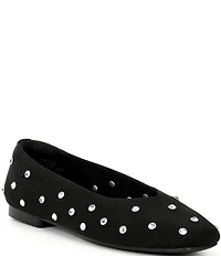 VIVAIA Margot 2.0 Stretch Knit Rhinestone Flats