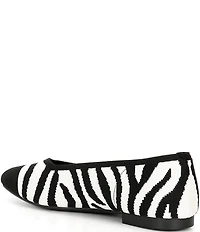 VIVAIA Margot 2.0 Zebra Stretch Knit Flats