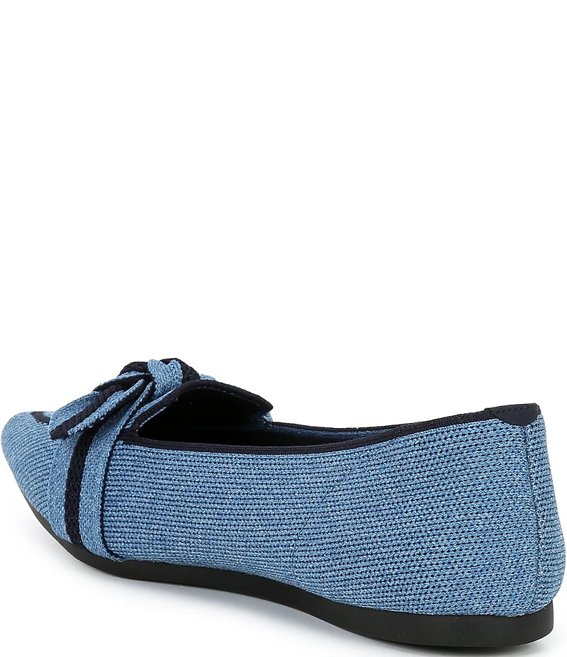 VIVAIA Michelle 2.0 Stretch Knit Bow Loafers