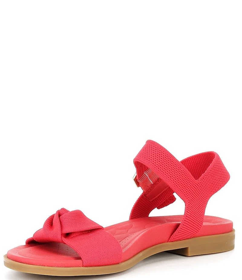 VIVAIA Paloma Knotted Knit Flat Ankle Strap Sandals
