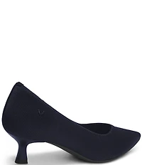 VIVAIA Scarlet Stretch Knit Kitten Heel Pumps