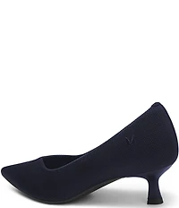 VIVAIA Scarlet Stretch Knit Kitten Heel Pumps