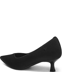 VIVAIA Scarlet Stretch Knit Kitten Heel Pumps